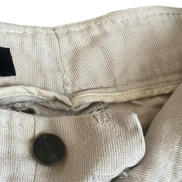 Gucci Women’s Vintage Midrise Silk Off White Cream Cropped Trousers Pants Small - Picture 5 of 12